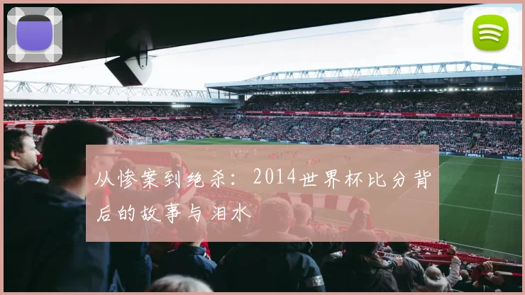 从惨案到绝杀：2014世界杯比分背后的故事与泪水